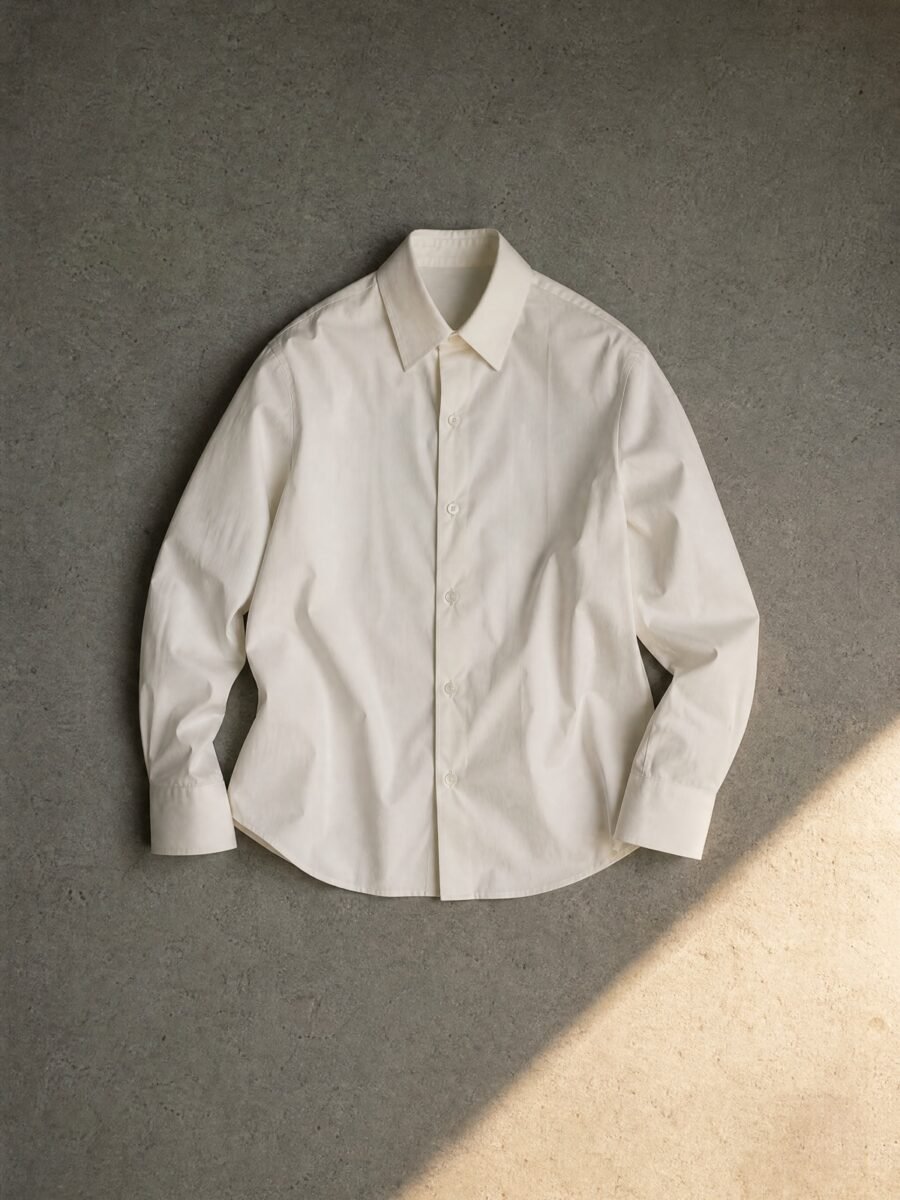 Laid flat — Louvre Poplin Shirt