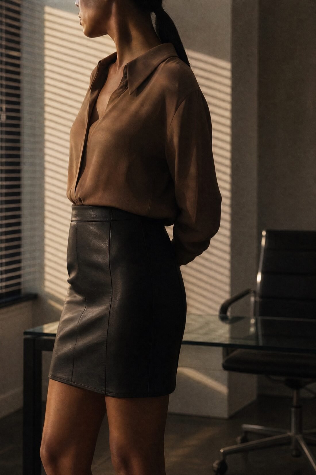 Worn — Mezzanine Faux Leather Mini