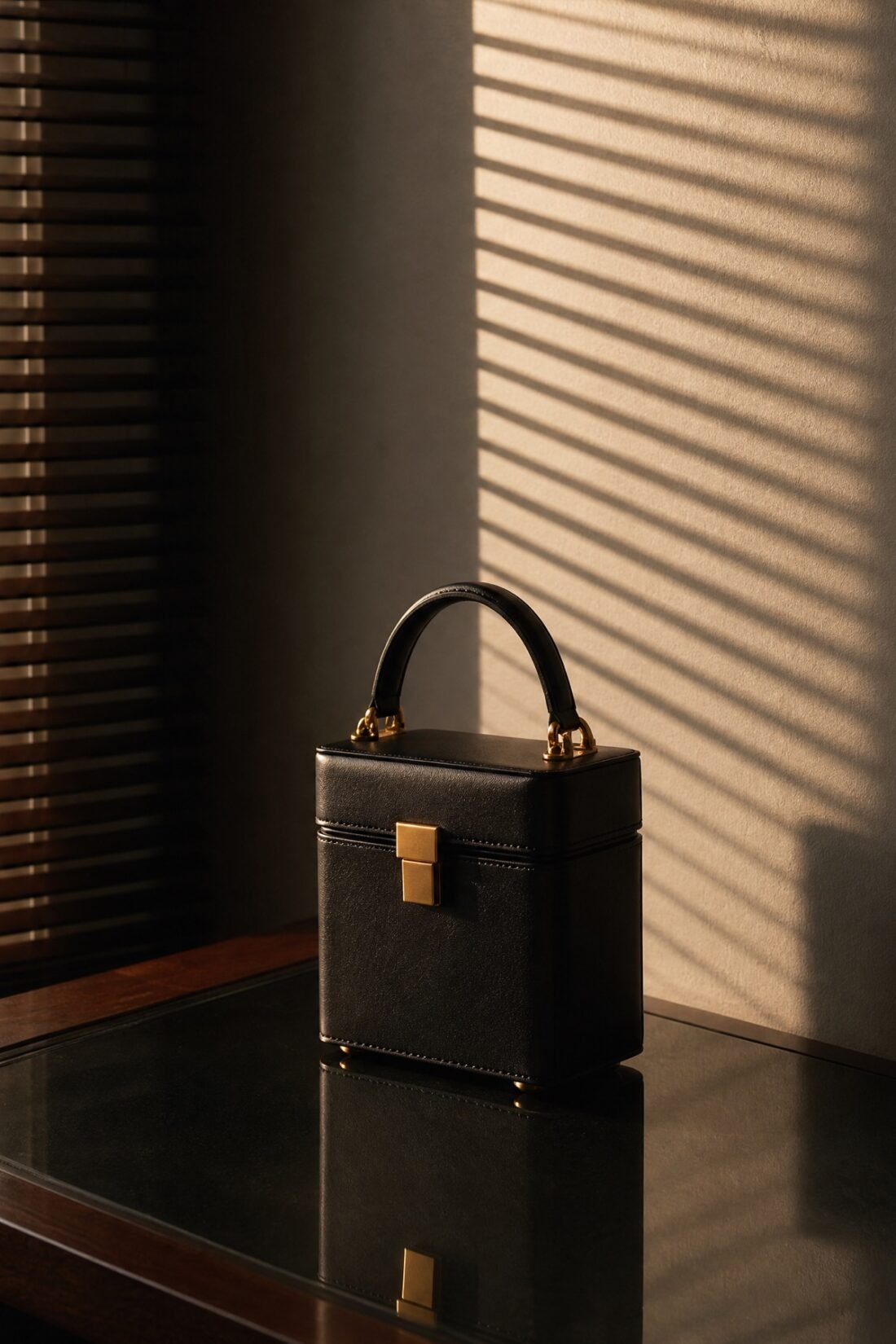 The piece — Ledger Top-Handle Mini